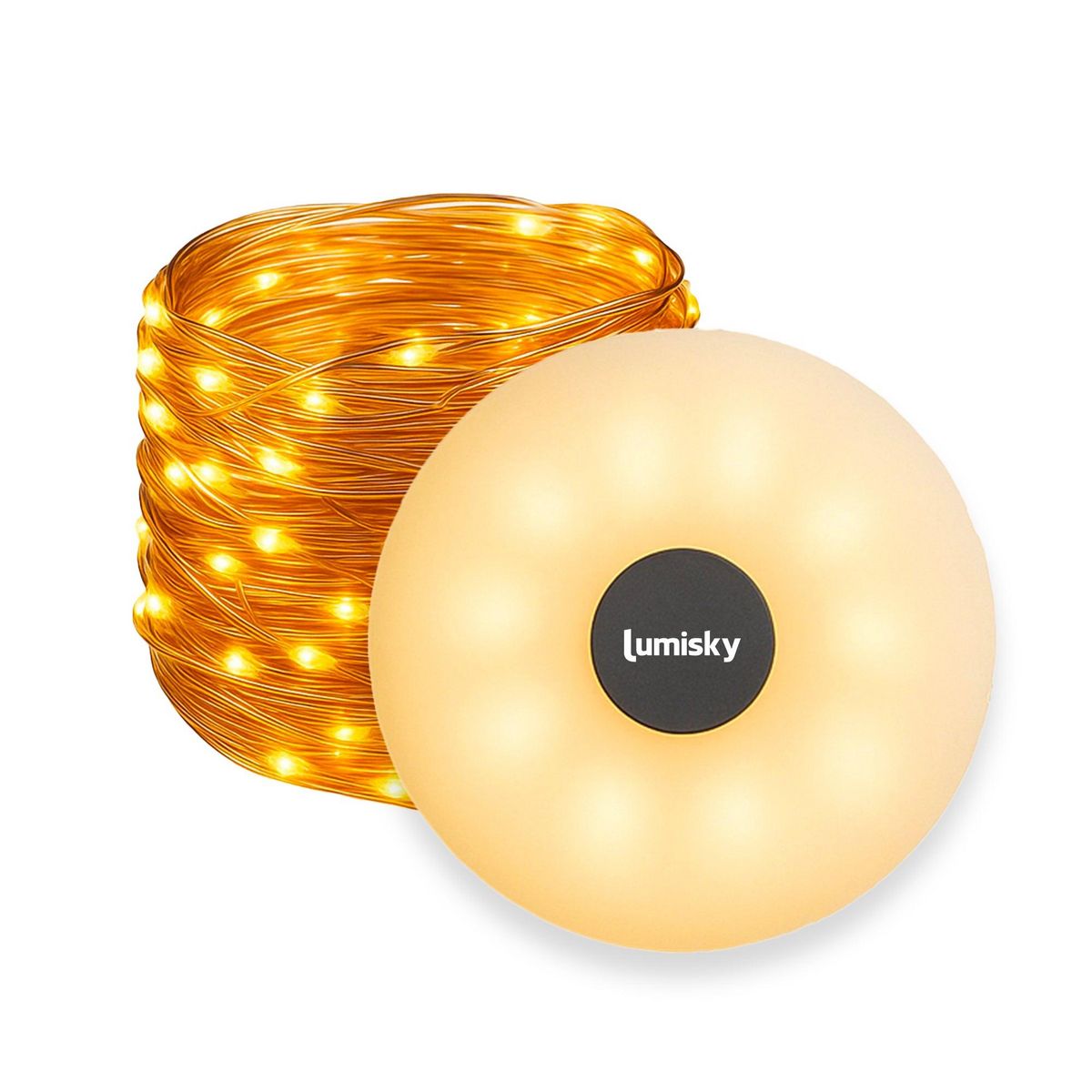 Lumisky Guirlande lumineuse portable ROLY Blanc Plastique 10 M