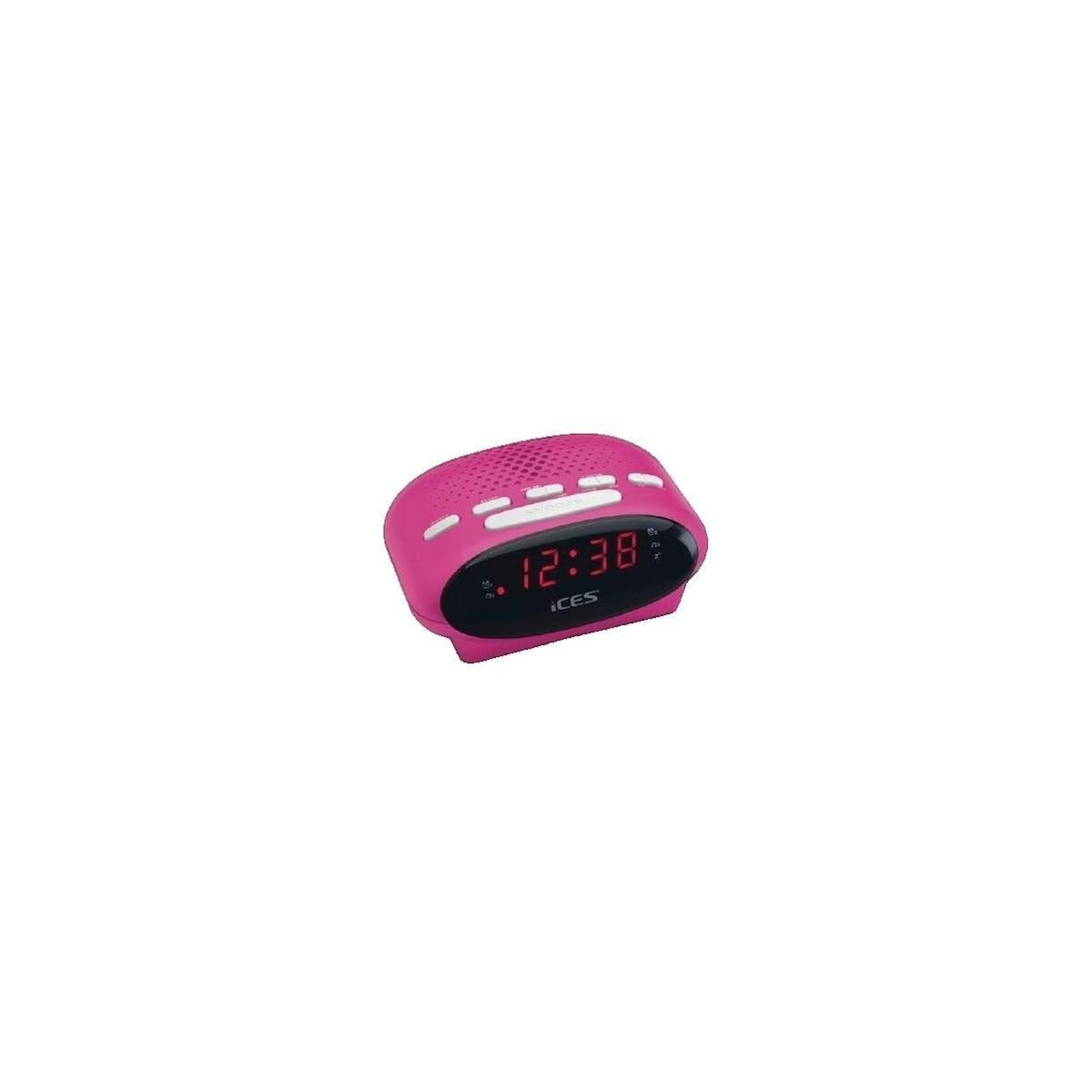 Lenco Radio-réveil Lenco ICR-210 rose