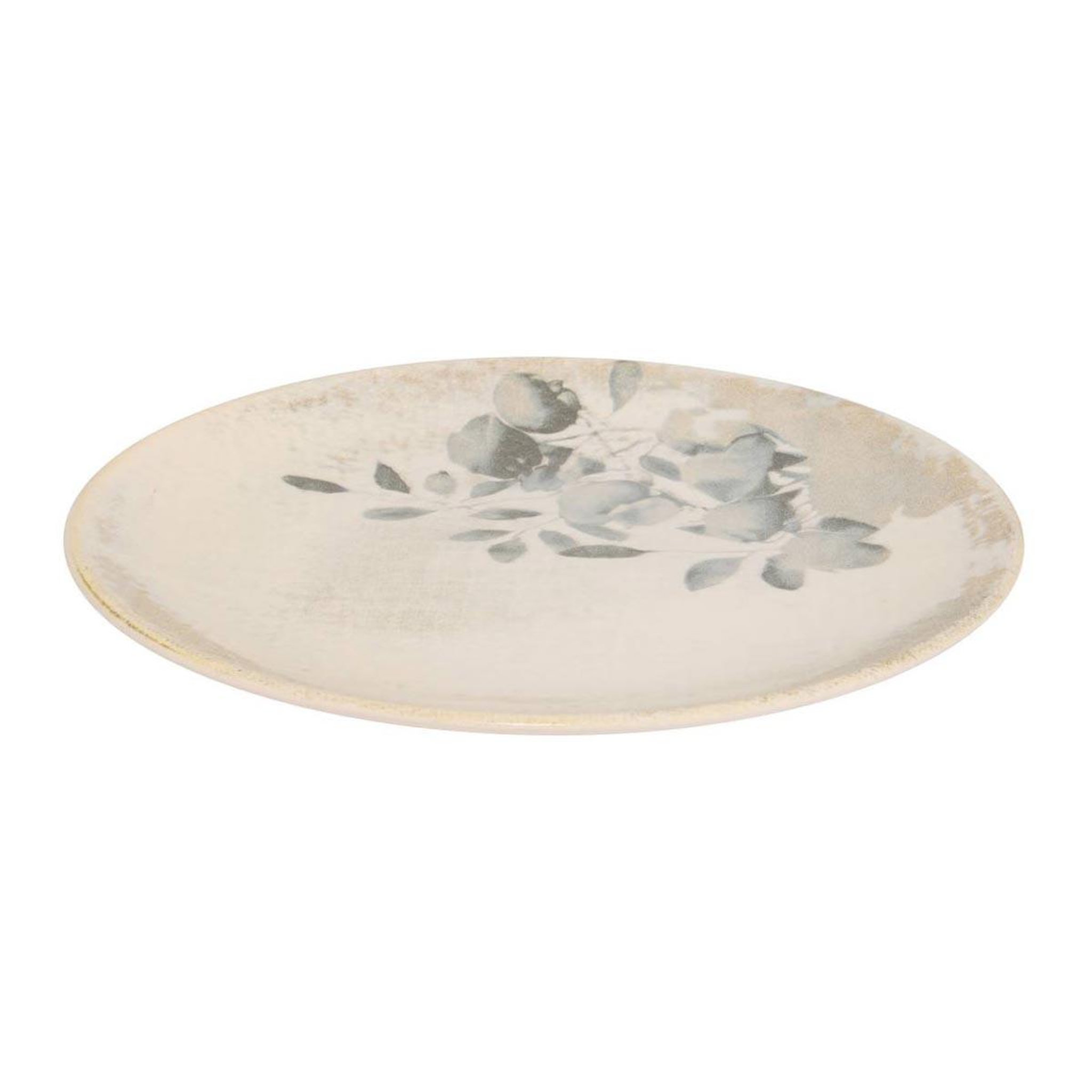 Voir la diapositive 2 : SECRET DE GOURMET Lot de 6 assiettes à dessert  silvia  19cm gris