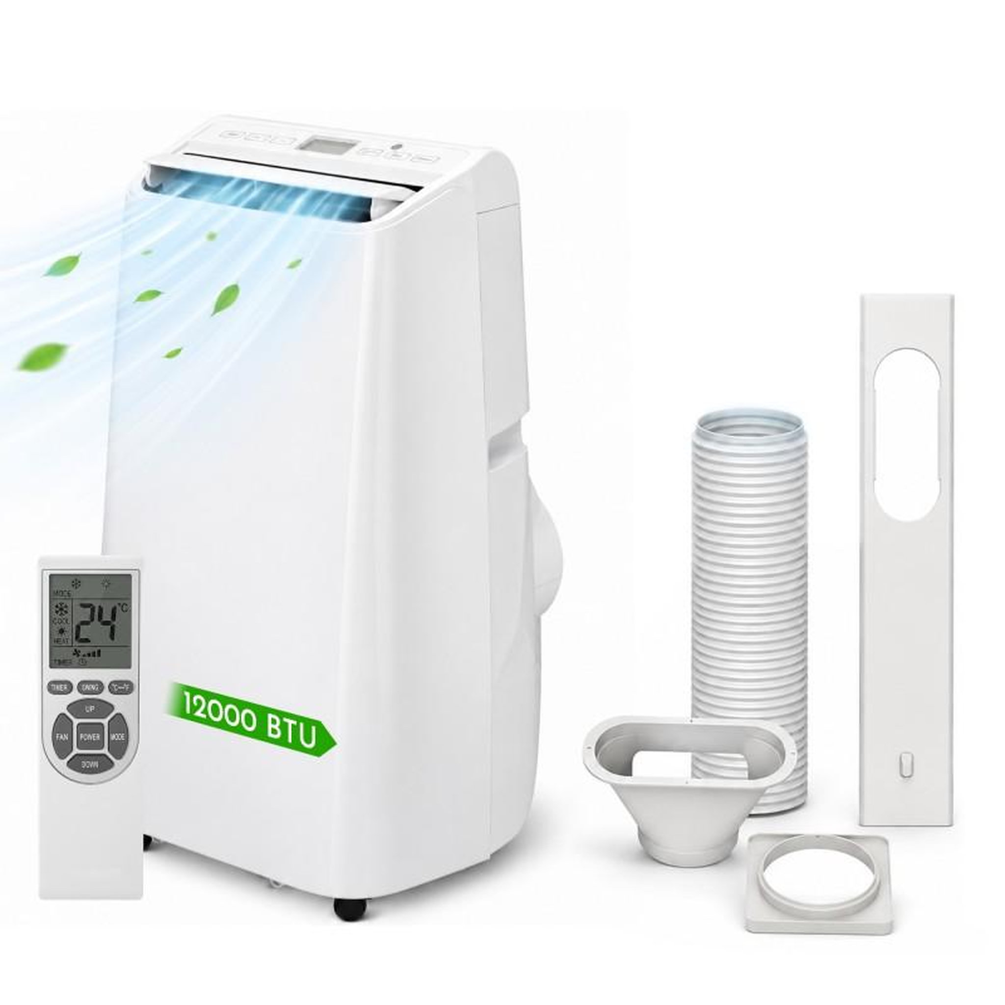 Climatiseur mobile 12000 btu - télécommande - déshumidification