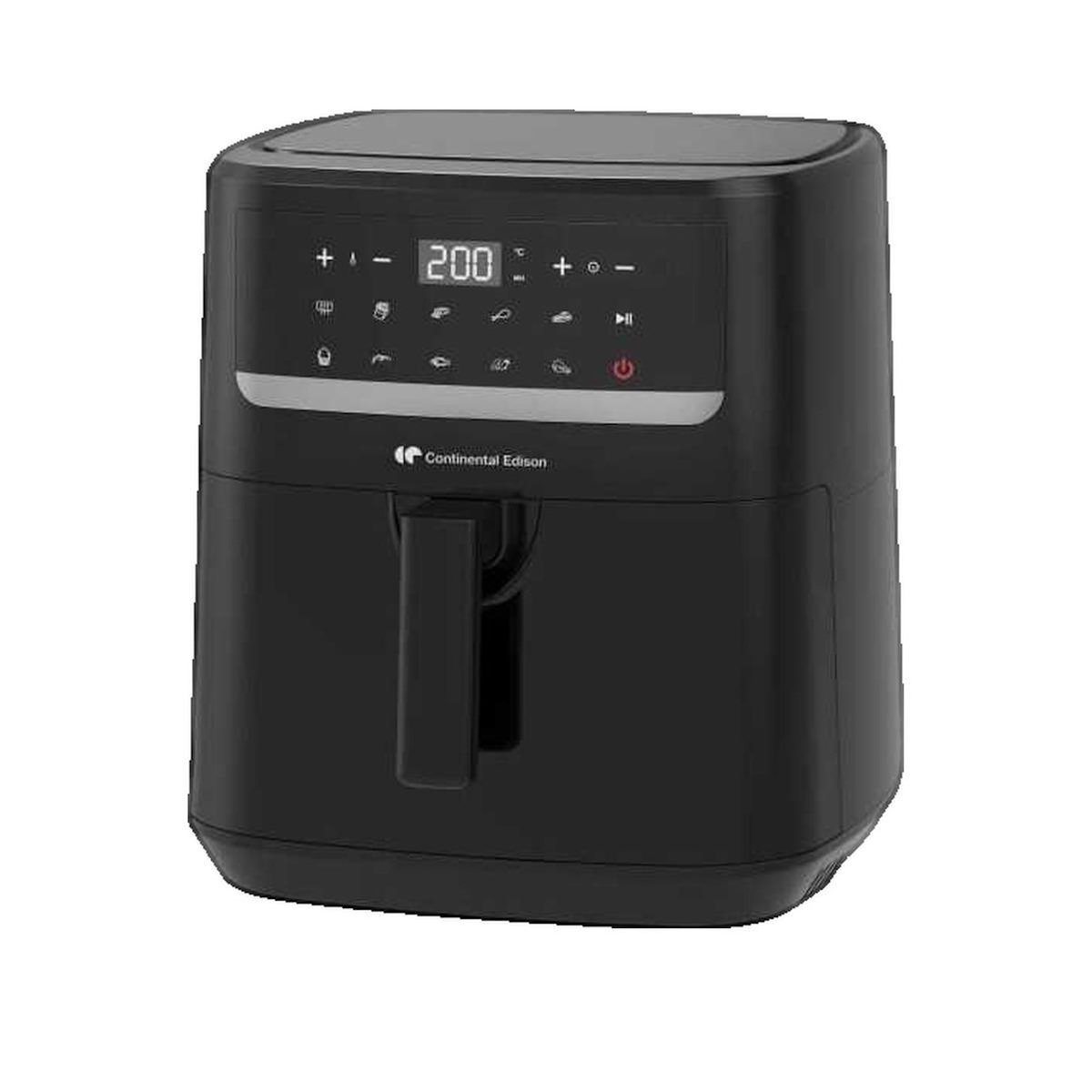 CONTINENTAL EDISON Friteuse à air Continental Edison 3701542104771 9,2 L noire