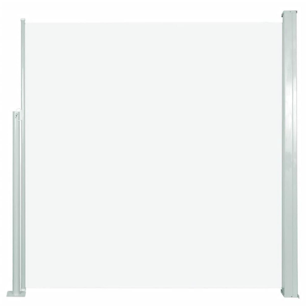 VIDAXL Auvent lateral retractable de patio 140x300 cm Creme