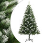 Voir la diapositive 1 : VIDAXL Sapin de Noël artificiel a charnieres avec neige floquee 240 cm