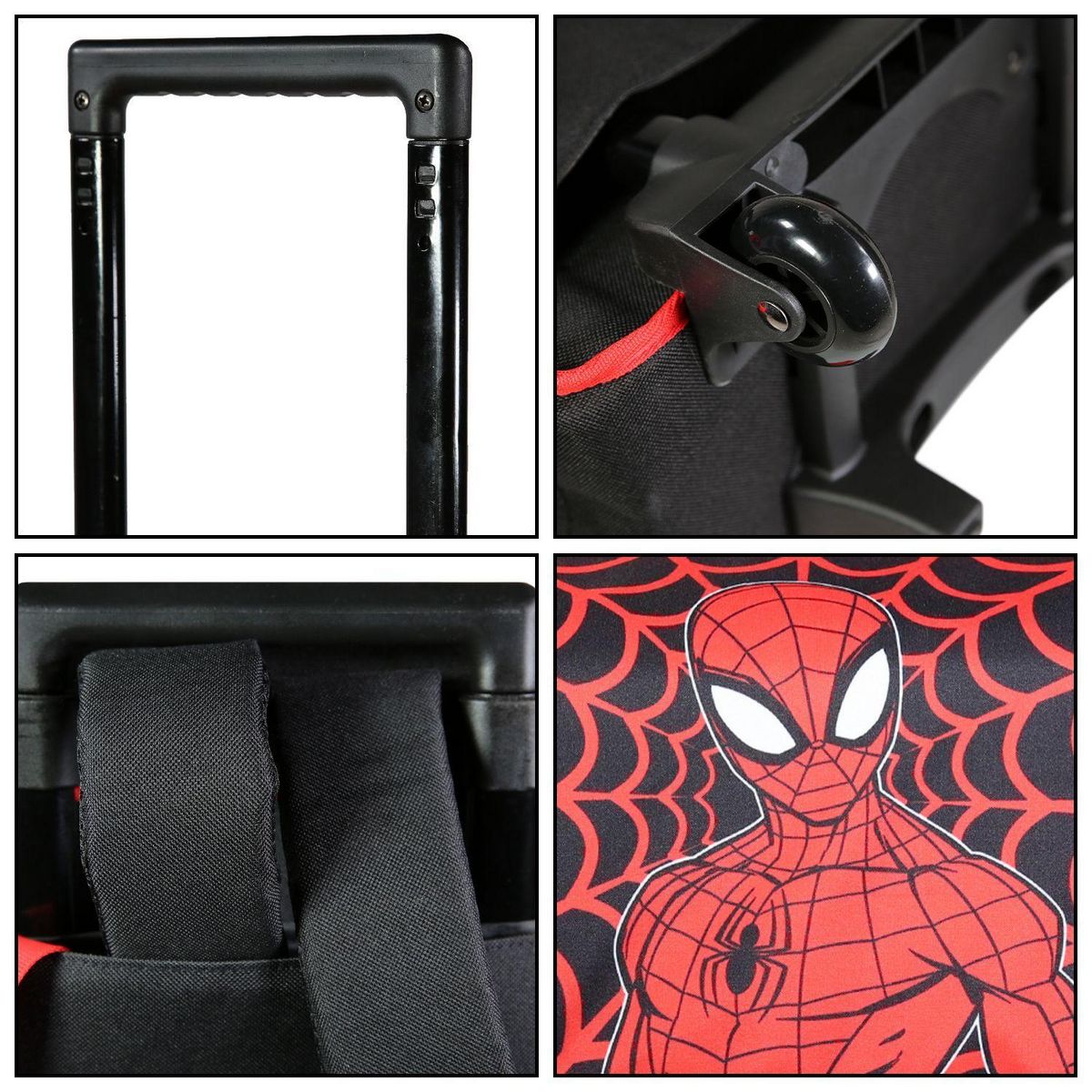 Bagtrotter BAGTROTTER Cartable à roulettes 38 cm Spiderman Noir