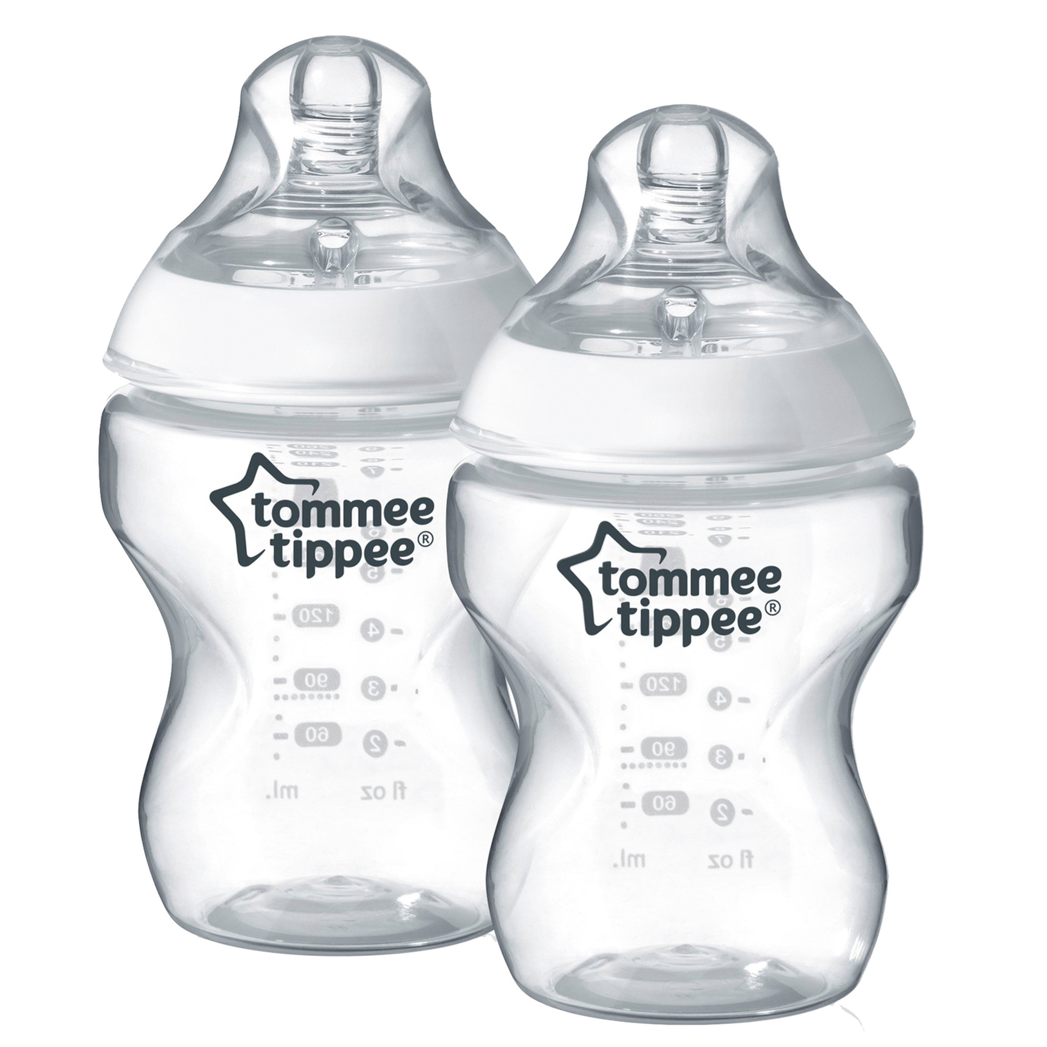 Voir la diapositive 1 : Tommee Tippee Lot de 2 biberons 260 ml Closer to Nature 