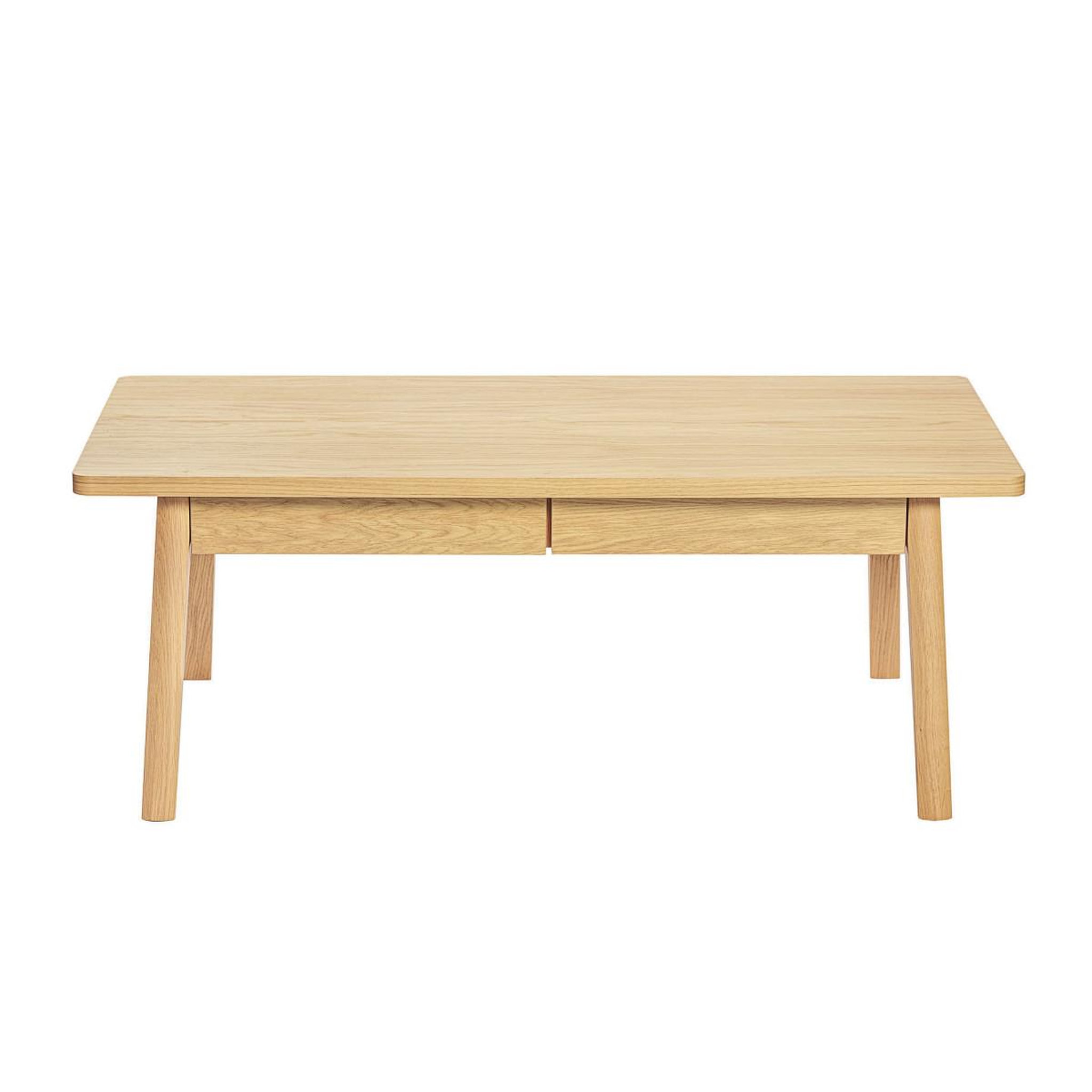 Voir la diapositive 4 : Paris Prix Table basse 2 tiroirs  nice  120cm chêne