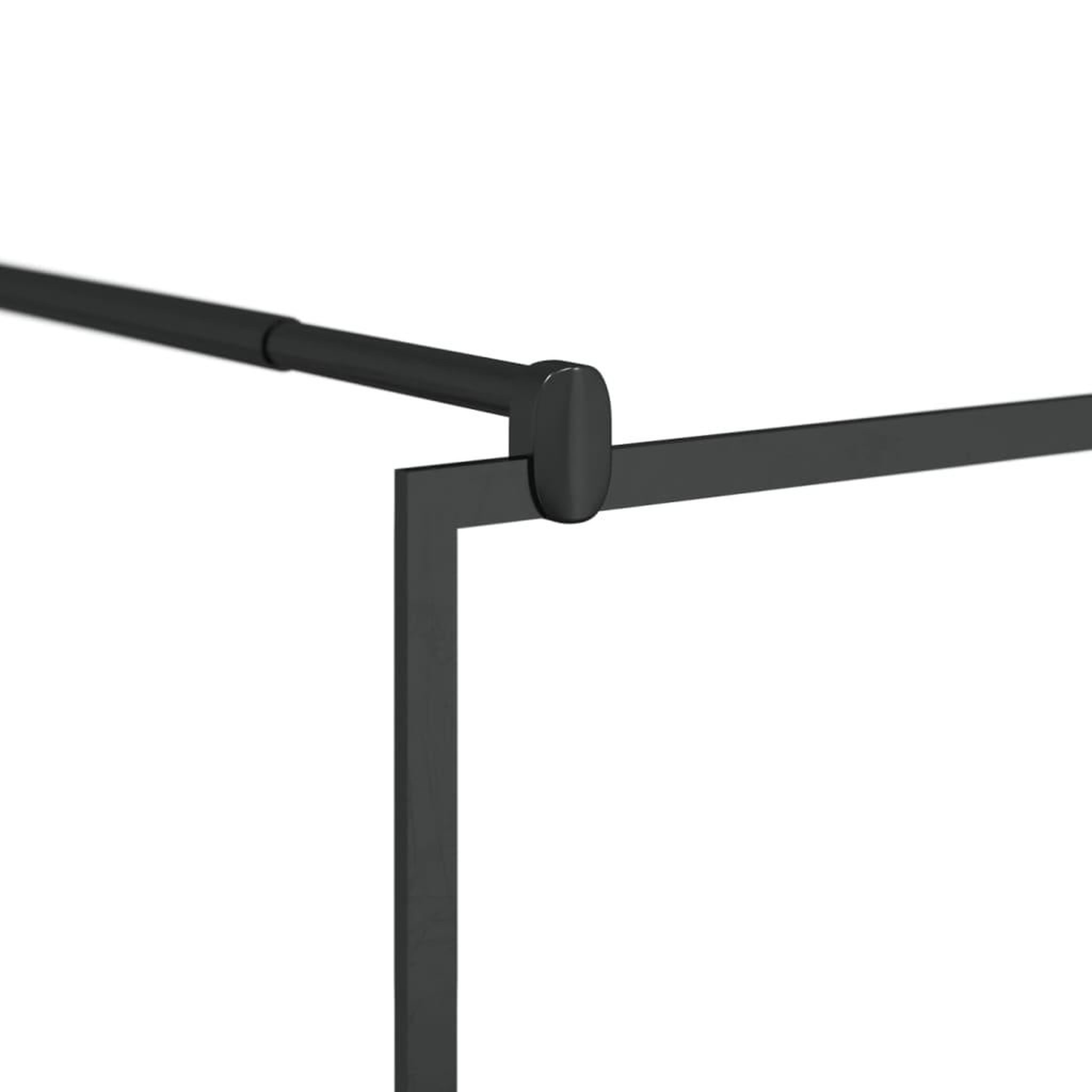Voir la diapositive 5 : VIDAXL Paroi de douche a verre ESG transparent 90x195 cm Noir