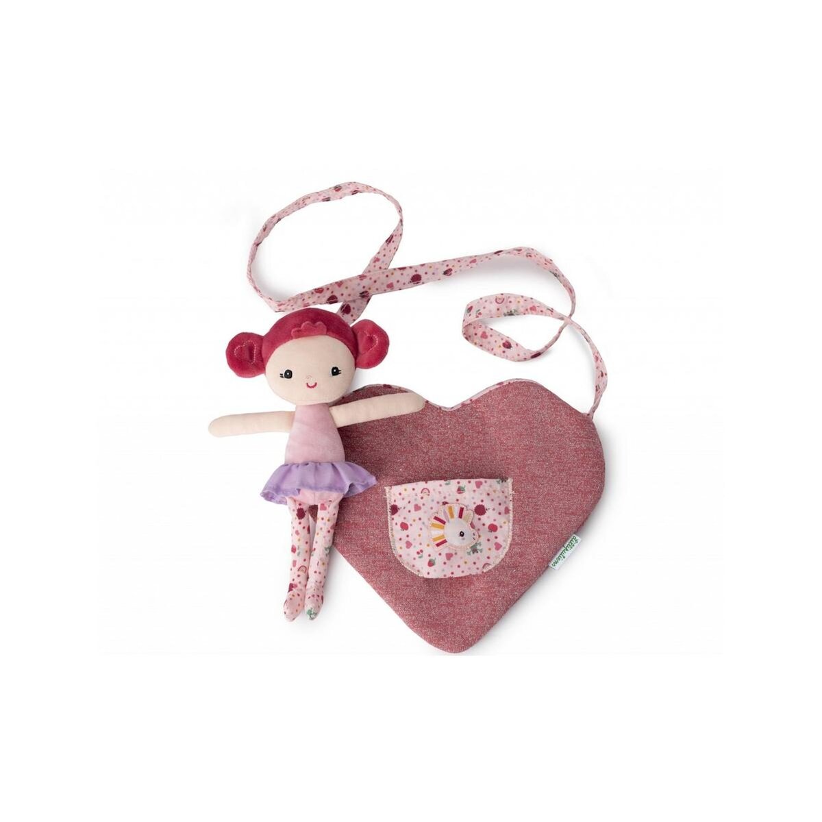 LILLIPUTIENS Mon sac coeur et sa poupee Aline