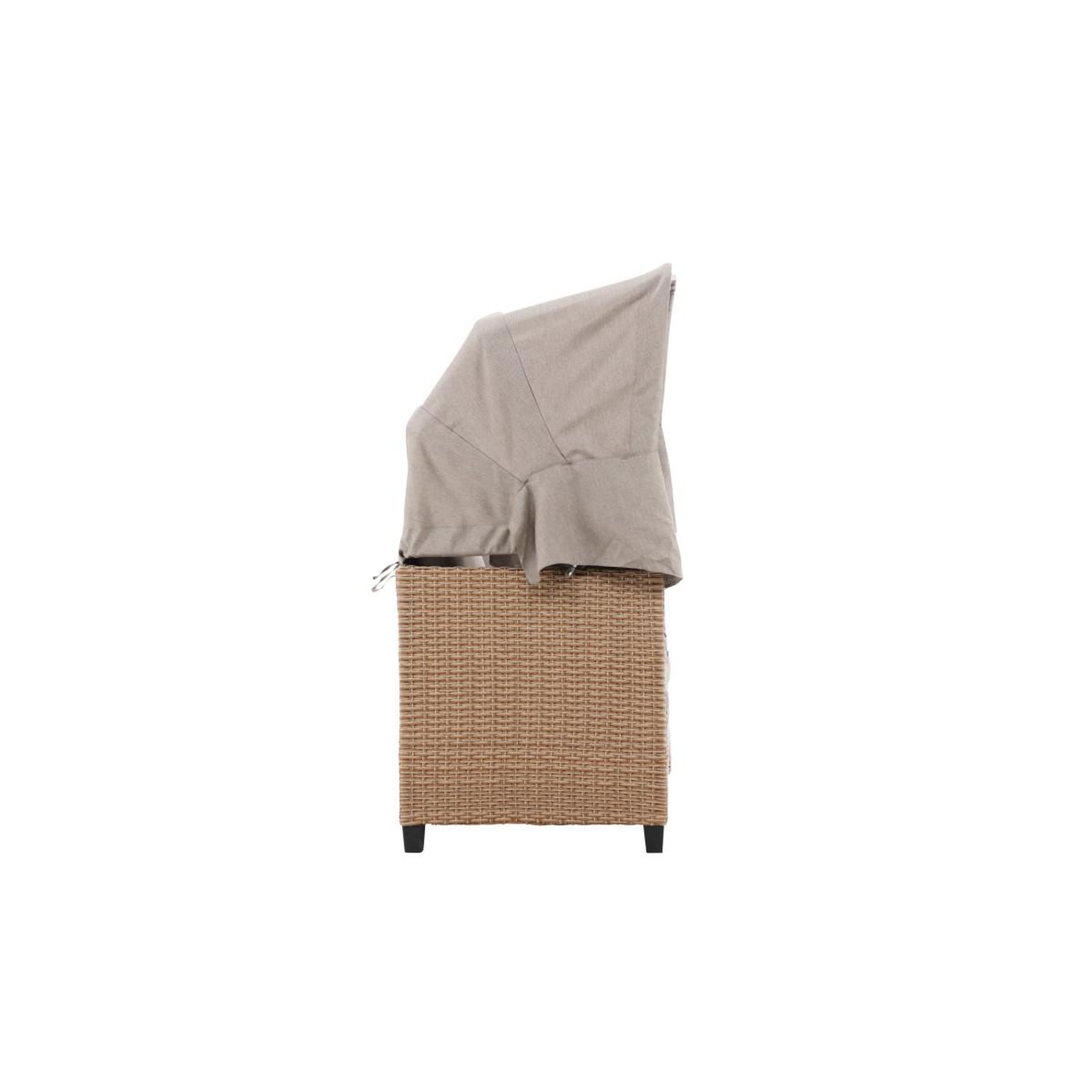 Voir la diapositive 4 : Paris Prix Canapé de jardin avec toit  nopy  200cm beige