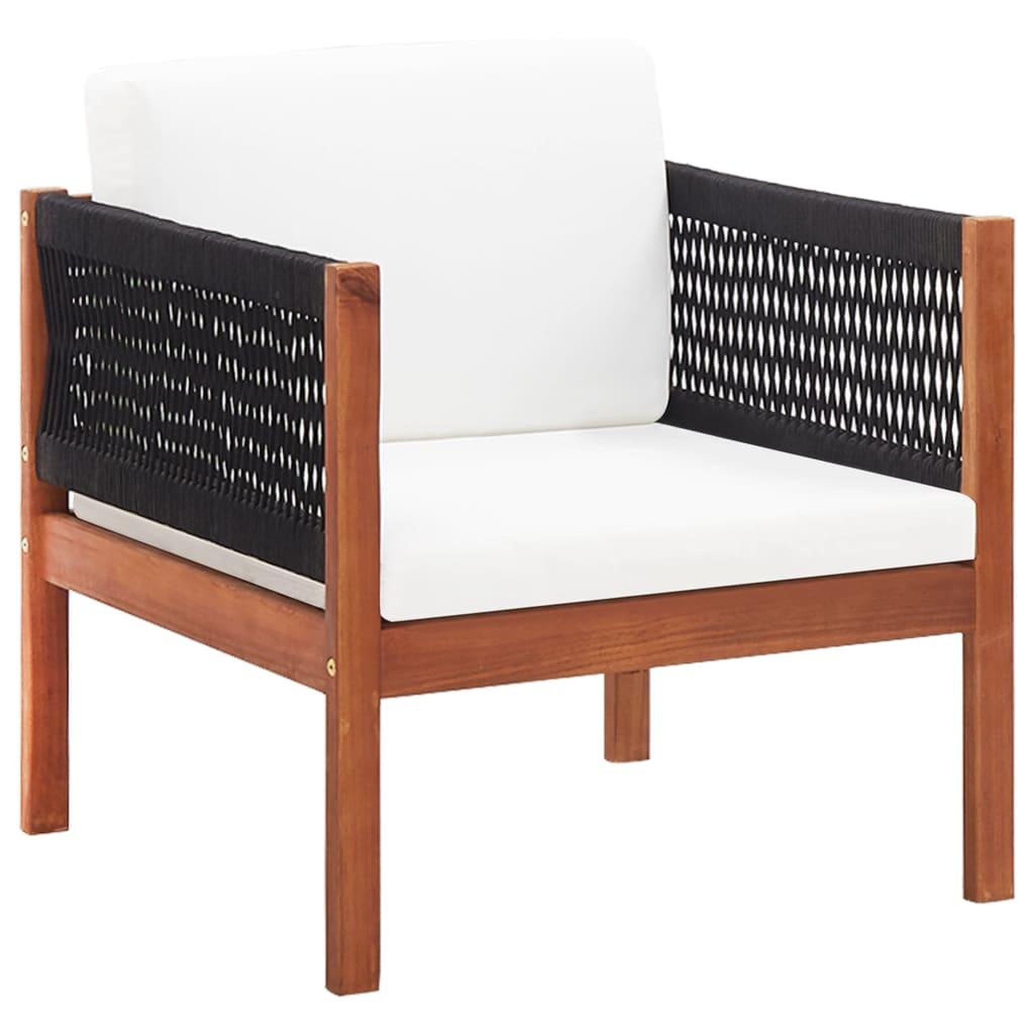 Voir la diapositive 3 : VIDAXL Salon de jardin 4 pcs bois d'acacia solide
