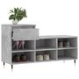Voir la diapositive 4 : VIDAXL Armoire a chaussures Gris beton 102x36x60 cm Bois d'ingenierie