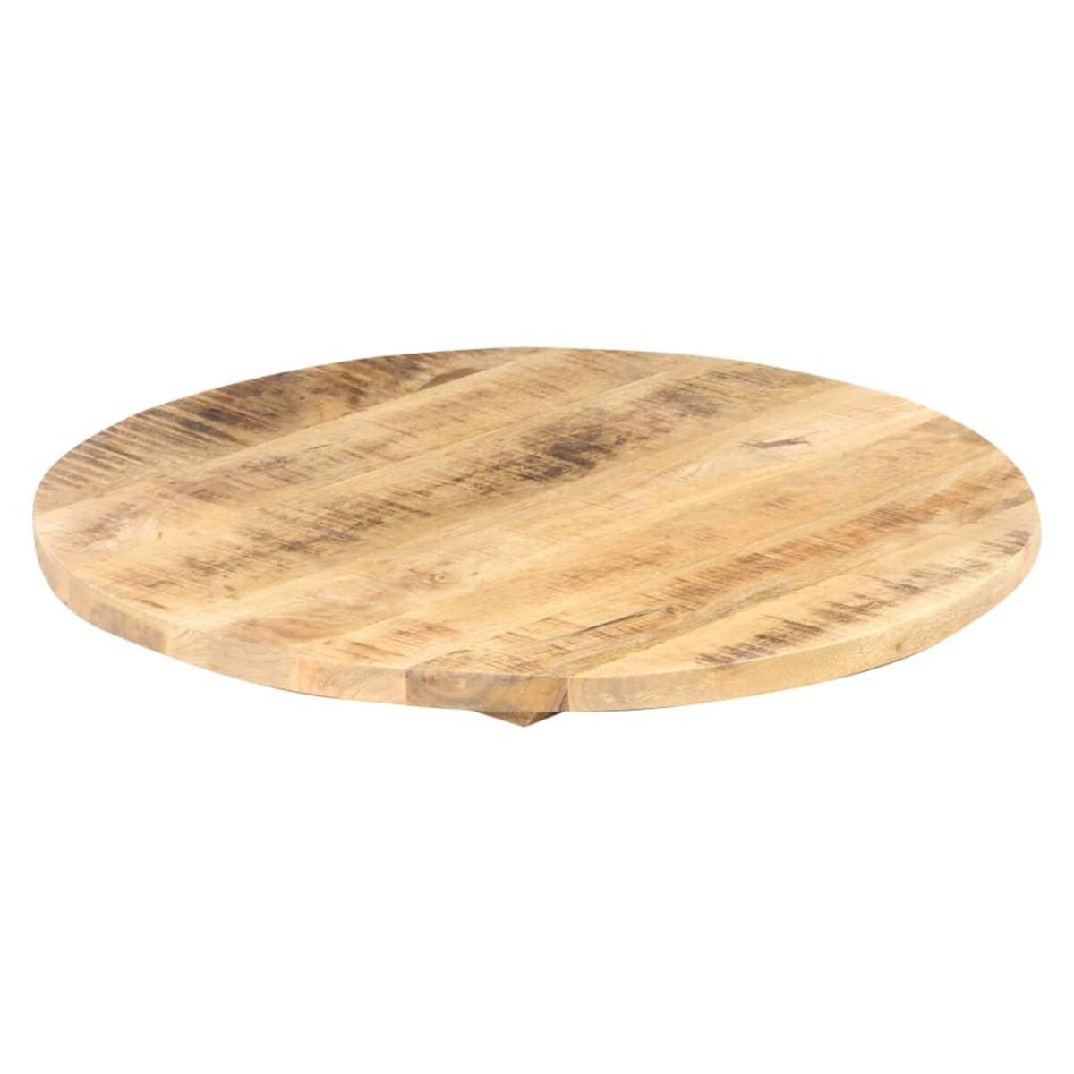 VIDAXL Dessus de table Bois de manguier solide Rond 25-27 mm 80 cm