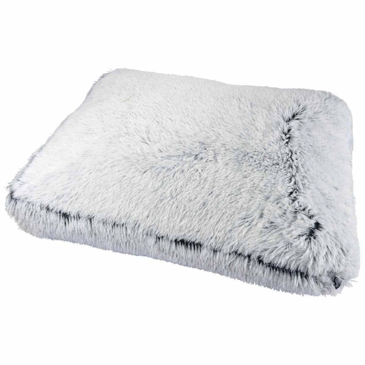 Paris Prix Coussin pour Chien & Chat  Fluffy  100cm Blanc Chiné