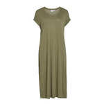 Vila Robe e Femme Vila Vinoel Glitter. Coloris disponibles : Vert