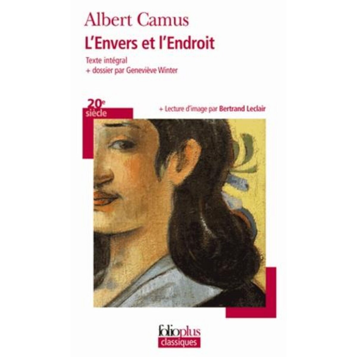 L'ENVERS ET L'ENDROIT, Camus Albert