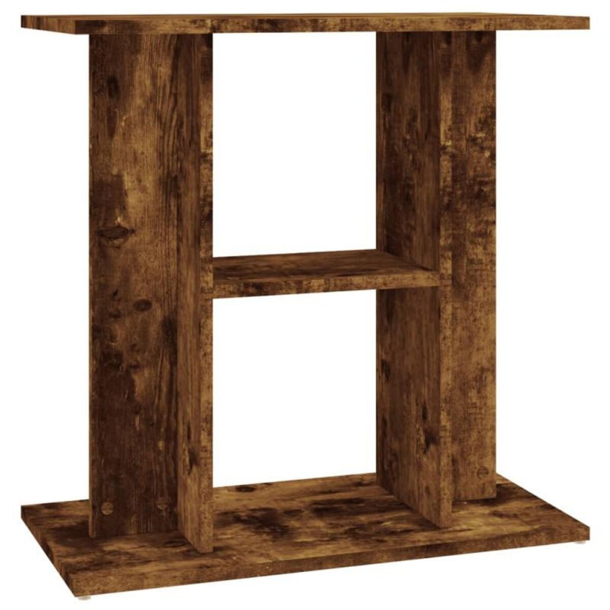 VIDAXL Support pour aquarium chêne fumé 60x30x60 cm bois d ingénierie