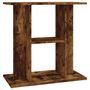 Voir la diapositive 2 : VIDAXL Support pour aquarium chêne fumé 60x30x60 cm bois d ingénierie