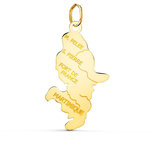 L'ATELIER D'AZUR Pendentif Or 18 Carats 750 Jaune - Ile de la Martinique - Chaines Offertes
