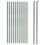 Voir la diapositive 3 : VIDAXL Cloture en treillis metallique vert 2,2x25 m acier galvanise