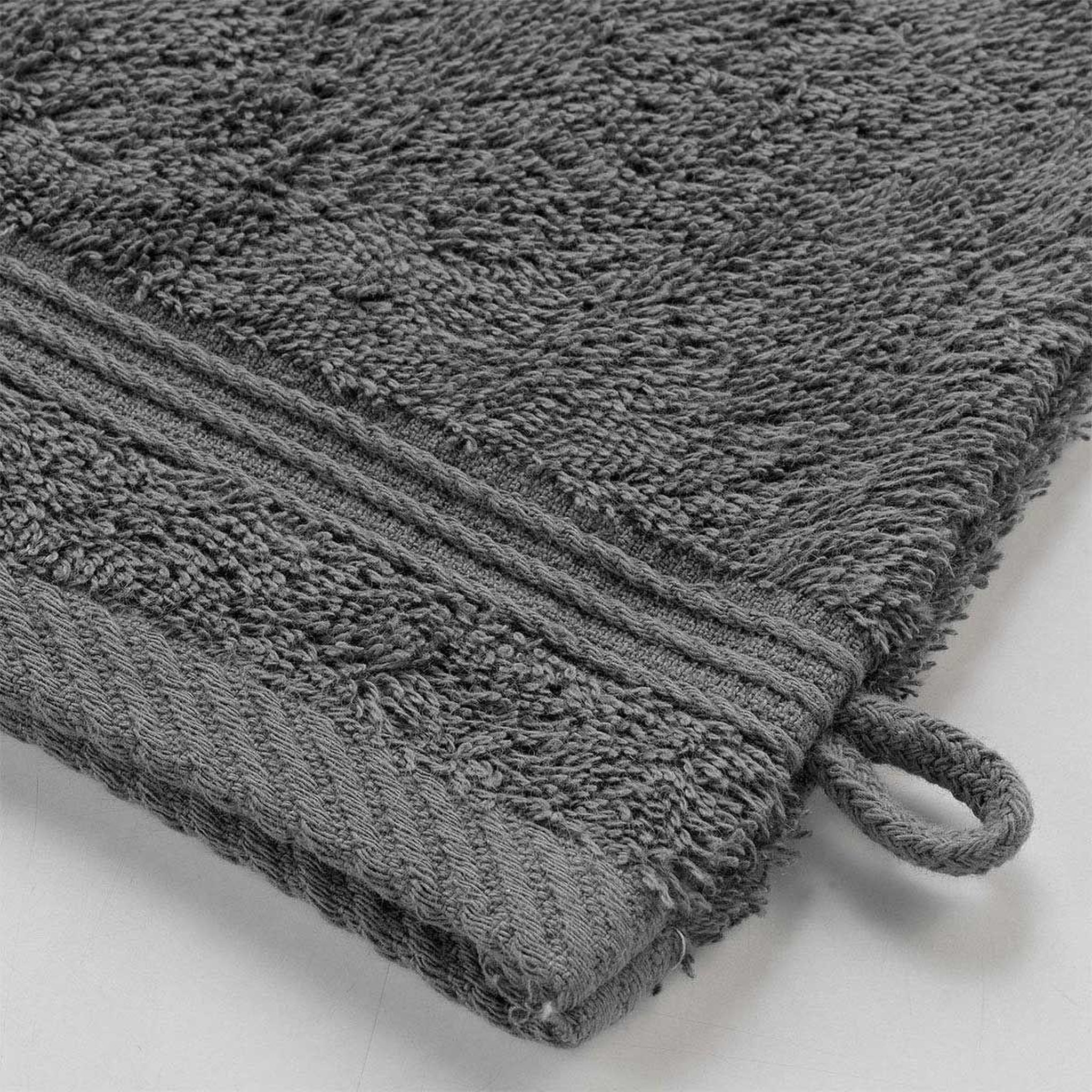 Voir la diapositive 3 : Douceur d'Intérieur Lot de 2 gants de toilette  tendresse  15x21cm anthracite