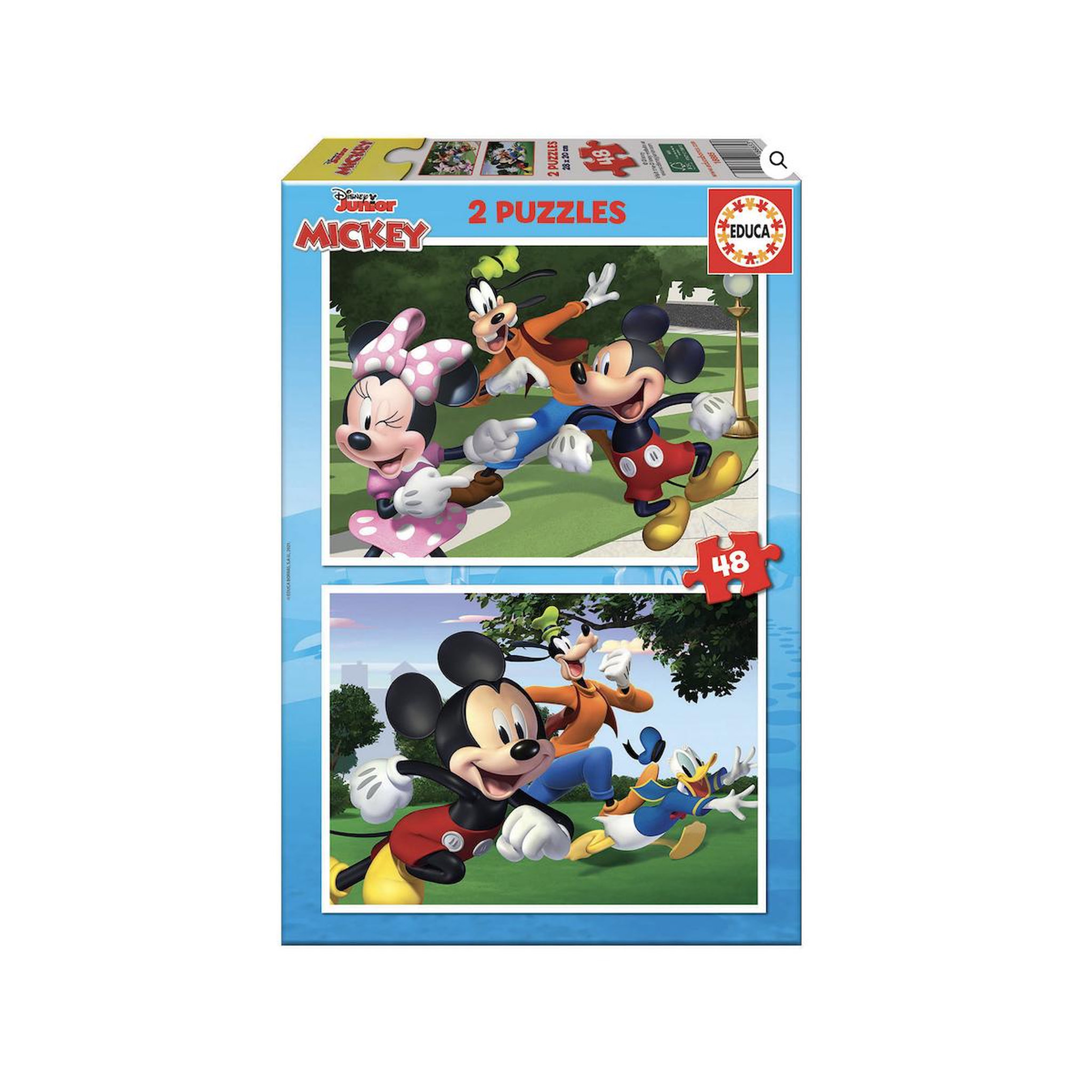 EDUCA 2 puzzles de 48 pieces Mickey et ses amis