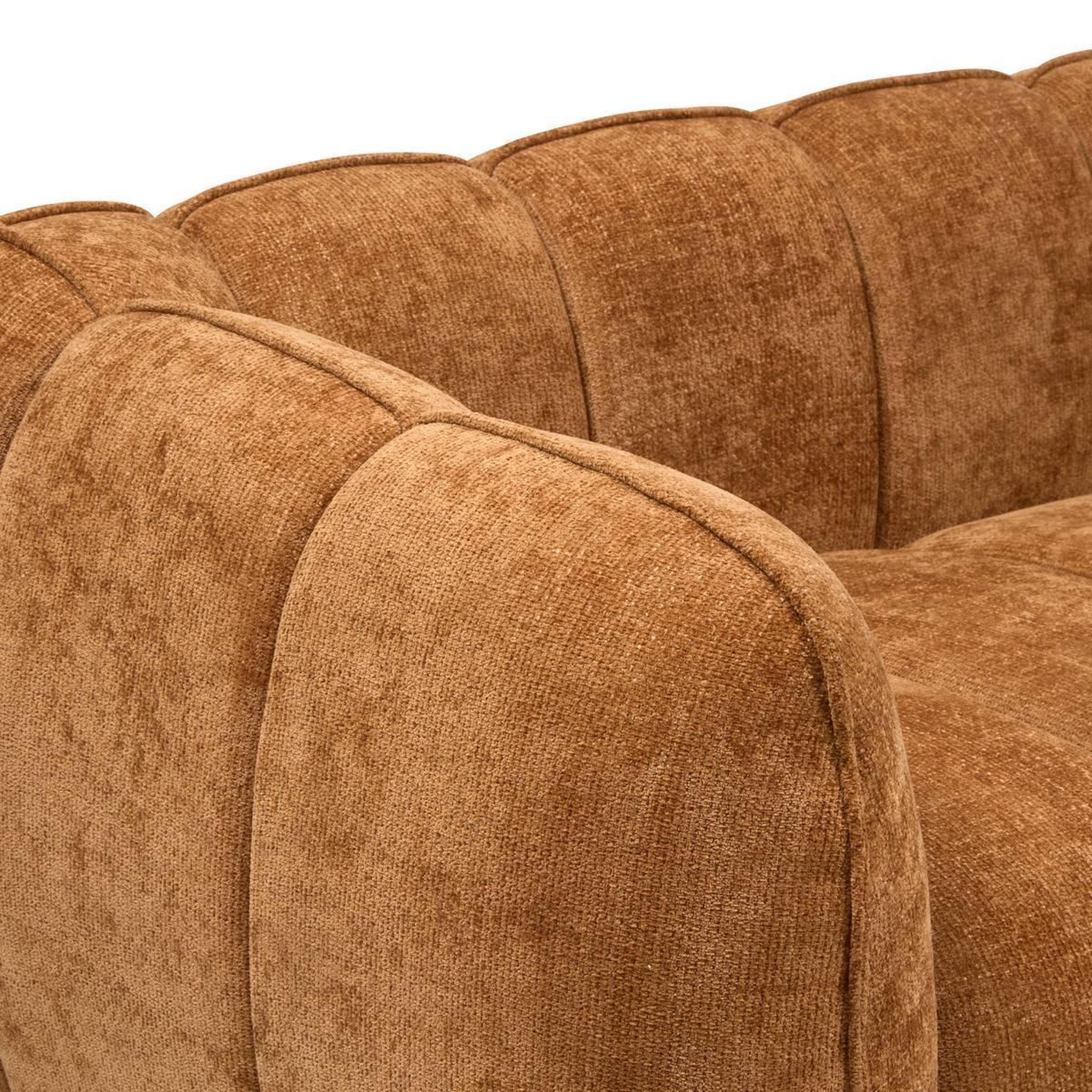 Voir la diapositive 3 : ATMOSPHERA Canapé droit 3 places  calyra  221cm ambre