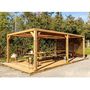 Voir la diapositive 2 : Hisense Pergola 20.93m² bois traité - tho3562vt