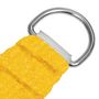 Voir la diapositive 4 : VIDAXL Voile d'ombrage 160 g/m^2 Jaune 2,5x2,5 m PEHD