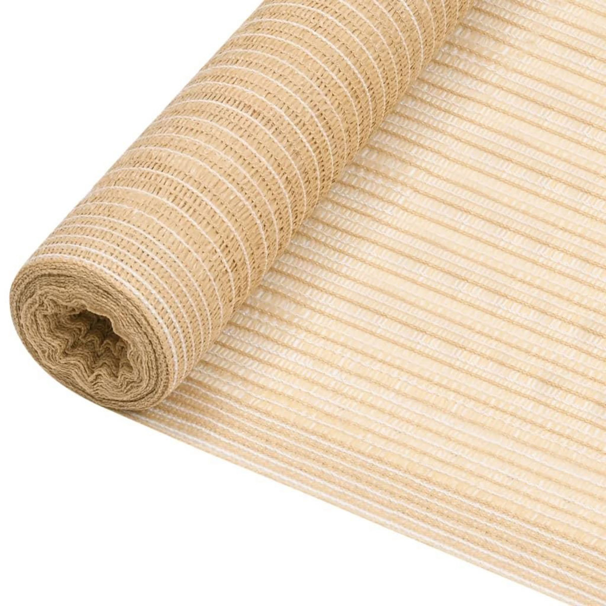 VIDAXL Filet brise-vue Beige 1x25 m PEHD 150 g/m^2