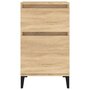 Voir la diapositive 6 : VIDAXL Tables de chevet 2 pcs chêne sonoma 40x35x70 cm