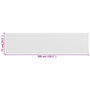 Voir la diapositive 6 : VIDAXL Ecran de balcon Blanc 75x300 cm PEHD