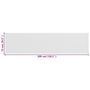 Voir la diapositive 6 : VIDAXL Ecran de balcon Blanc 75x300 cm PEHD