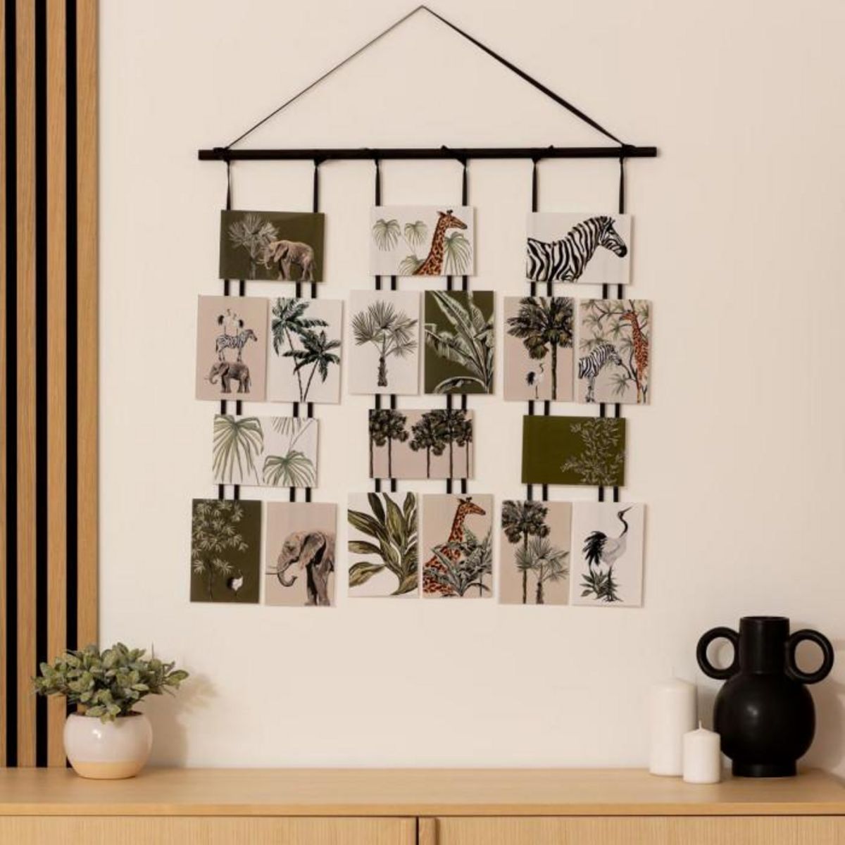 ATMOSPHERA Pêle-Mêle 18 Photos  Suspension  90cm Noir