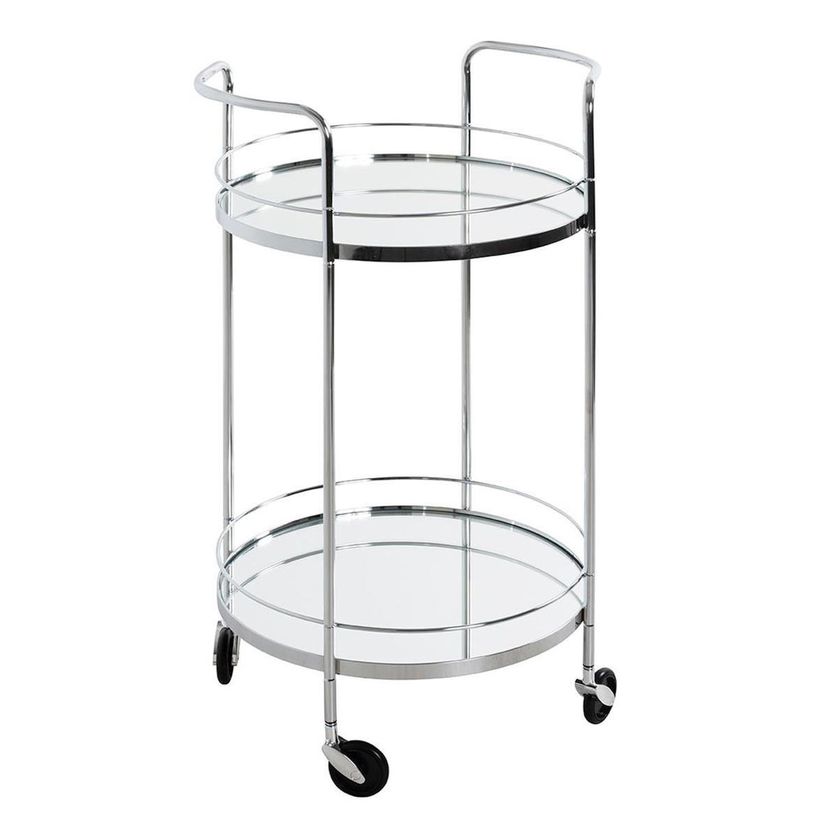 Paris Prix Desserte Design 2 Niveaux  Palace  80cm Argent