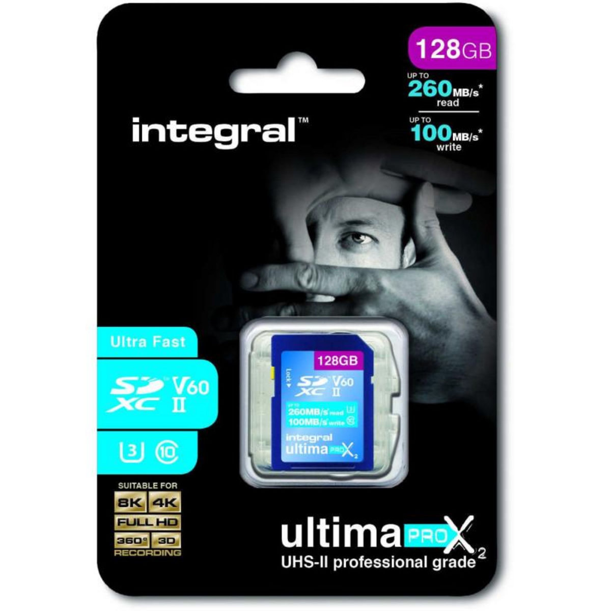 Integral Carte mémoire INTEGRAL INSDX 128 G 260/100 U 2