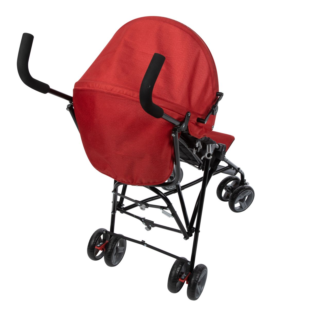 AUCHAN BABY Poussette canne bébé buggy D09 rouge chiné