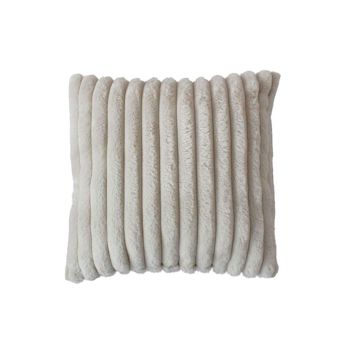 TOILINUX Coussin SELA imitiation fourrure