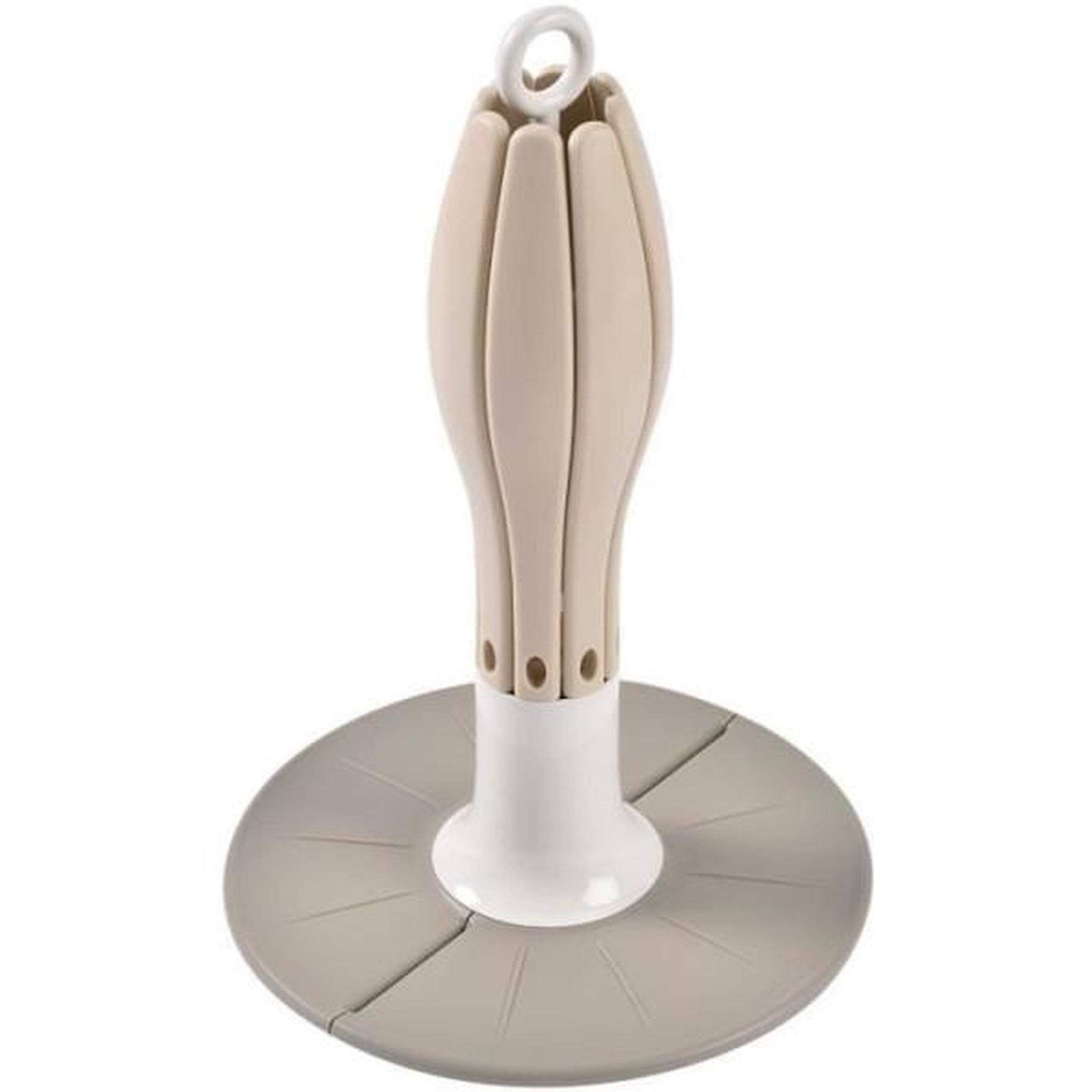 Voir la diapositive 2 : MARKET24 Egoutte-biberons pliable flower - beaba - jusqu'a 8 biberons - argile