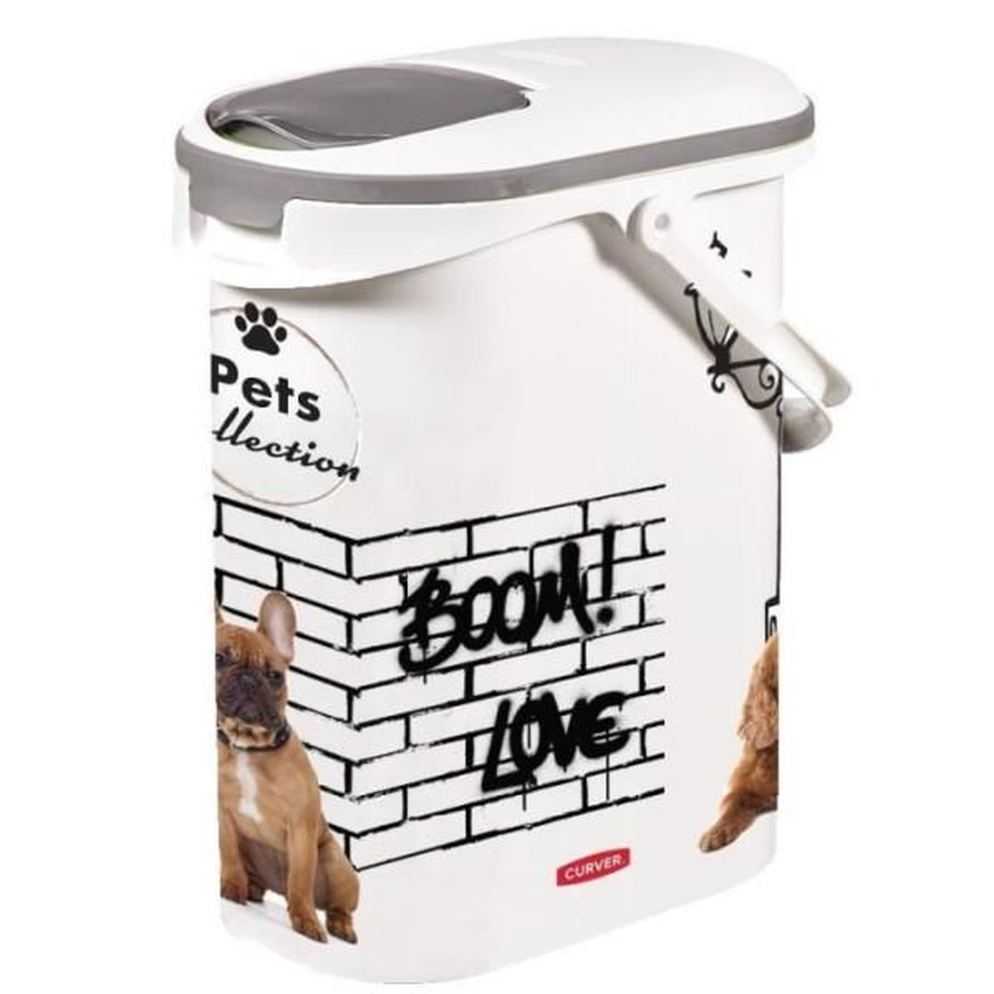 Voir la diapositive 2 : CURVER Conteneur a croquettes CURVER - 10L/4 kg - PETS COLLECTION - Pour chien