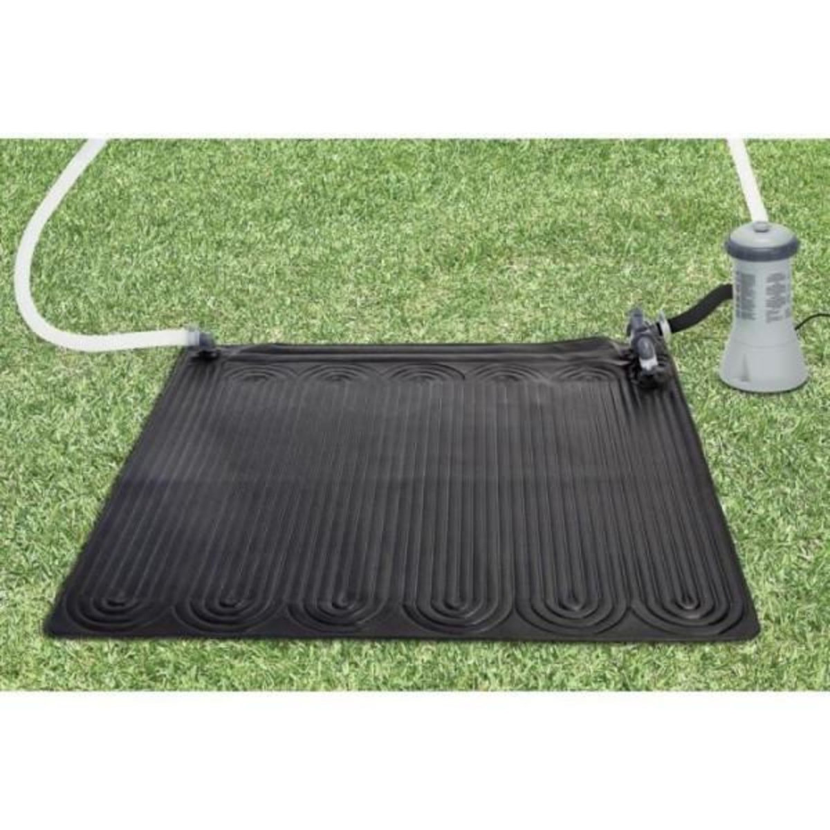INTEX Intex Tapis solaire chauffant PVC 1,2x1,2 m Noir 28685 91056