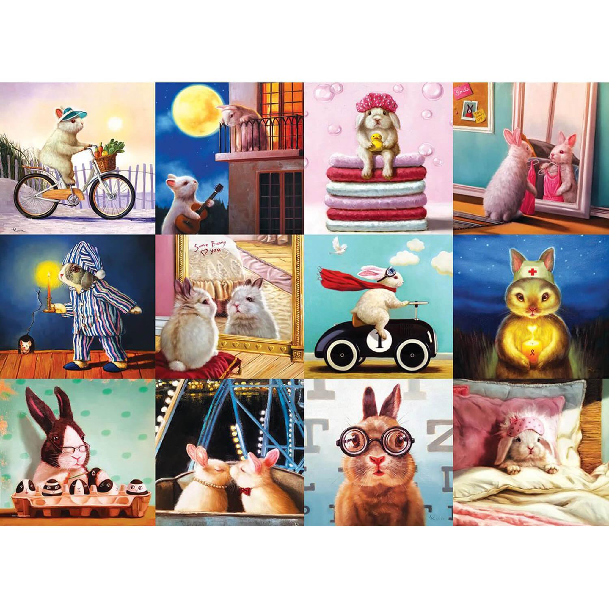 Eurographics Puzzle 1000 pièces : Lapins rigolos