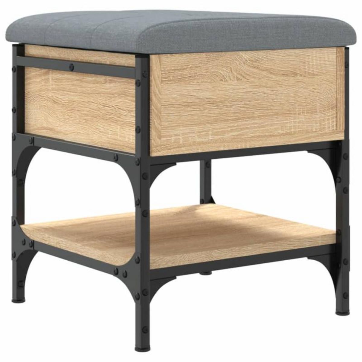 VIDAXL Banc à chaussures chêne sonoma 42x42x45 cm bois d ingénierie