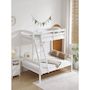 Voir la diapositive 2 : Habitat et Jardin Lit Superposé en bois enfant   Léa  - Blanc