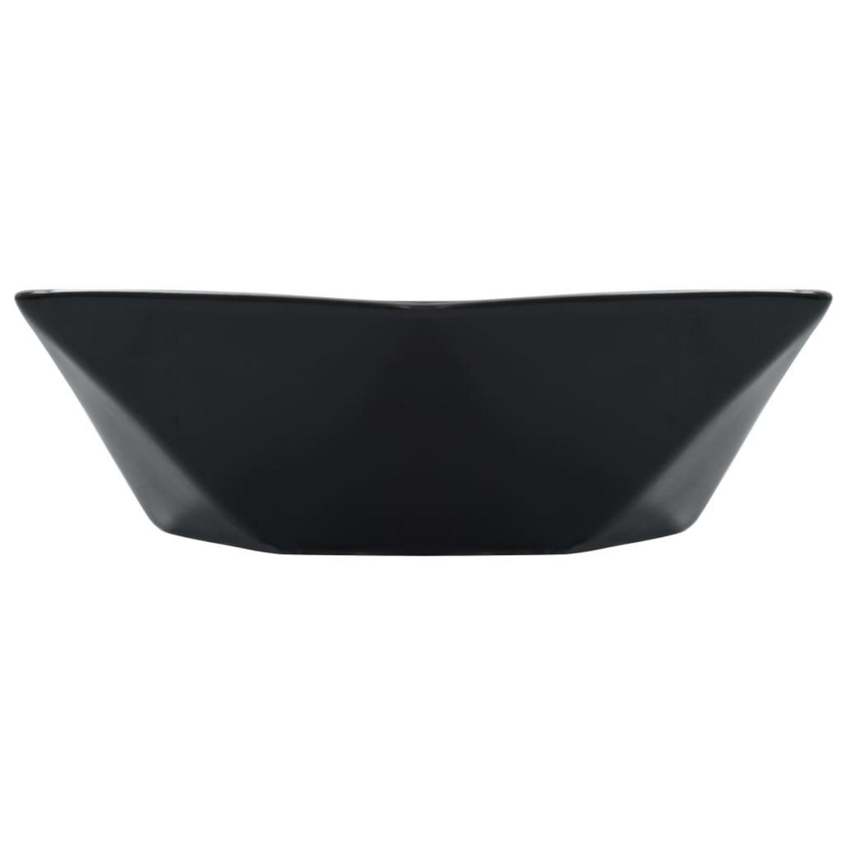 VIDAXL Lavabo 41x36,5x12 cm Ceramique Noir