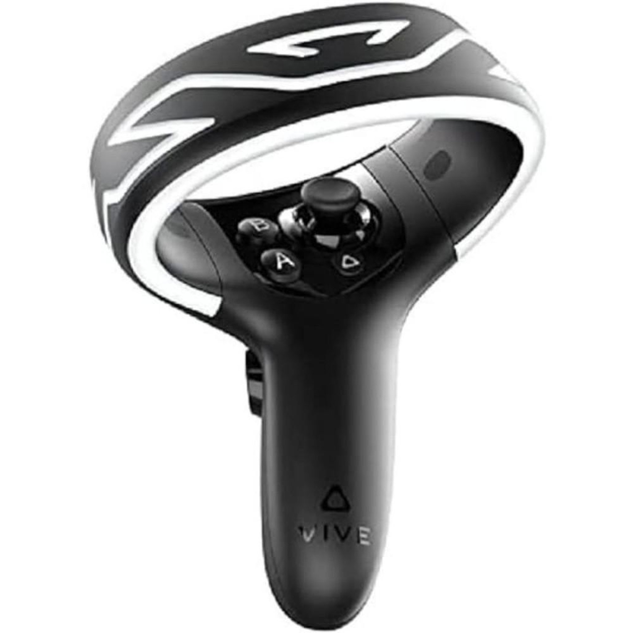 HTC Manette VR gauche sans fil pour PC noir avec suivi lumineux précis, joystick et boutons ergonomiques