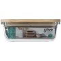 Voir la diapositive 5 : FIVE Bocal en Verre  Bambou  0,38L Transparent