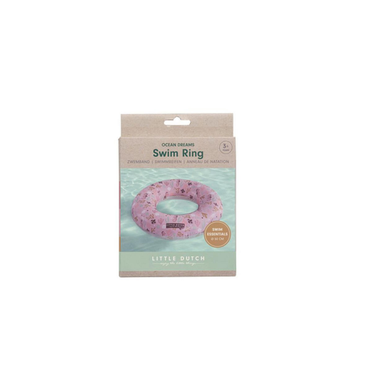 LITTLE DUTCH Bouee ronde - Ocean Dreams Pink 50 cm