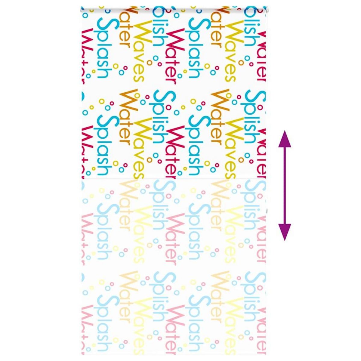 VIDAXL Store enrouleur de douche avec cassette largeur du tissu 116 cm