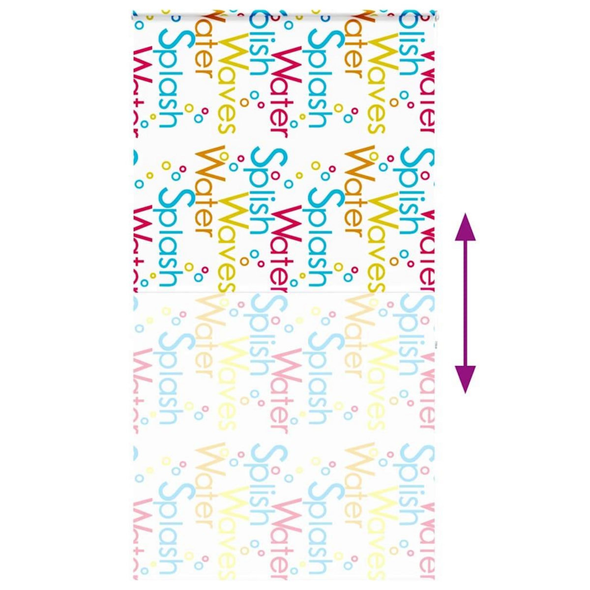 VIDAXL Store enrouleur de douche avec cassette largeur du tissu 116 cm