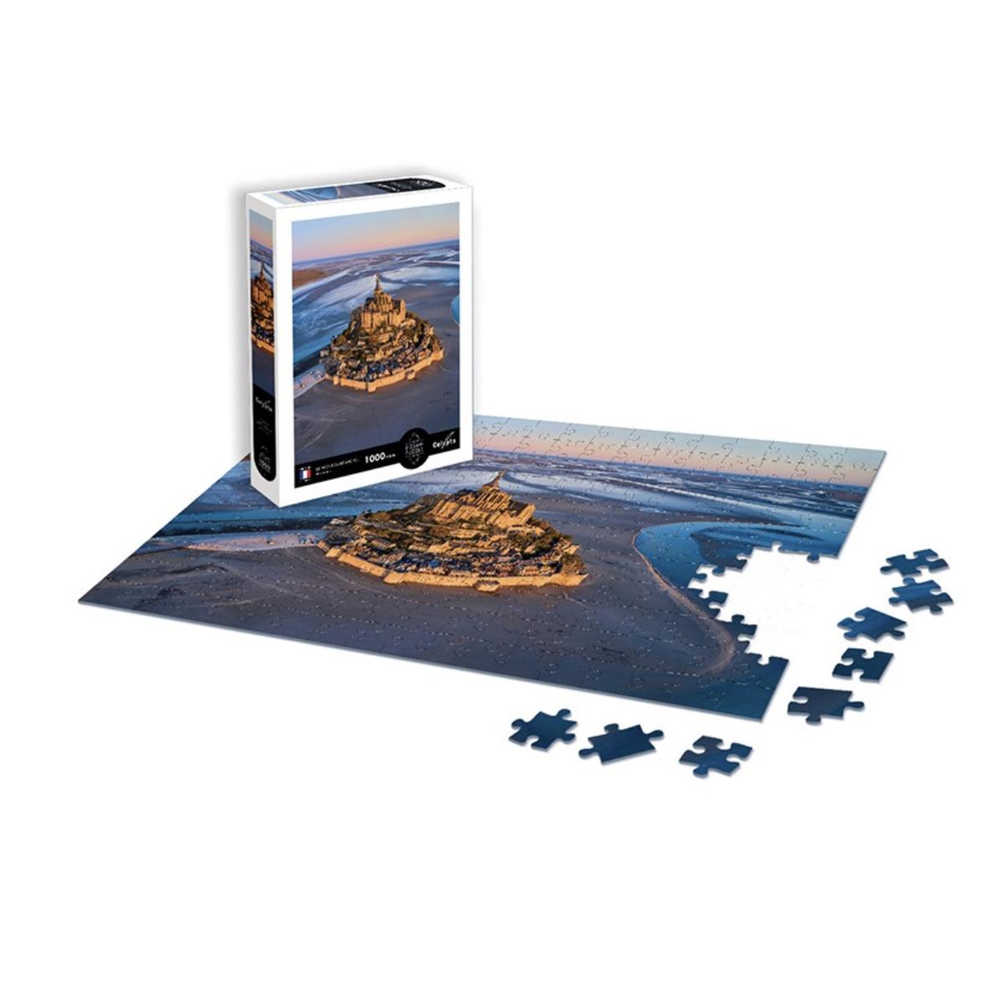 Voir la diapositive 3 : Sentosphere Puzzle 1000 pieces - Le Mont-Saint-Michel - Normandie